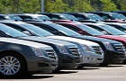 Driving petrol car within the reach of prospective buyers