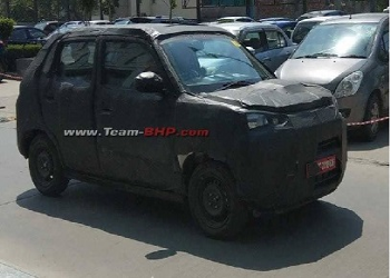 Generation Next Maruti Suzuki Alto Caught Under Test Drive
