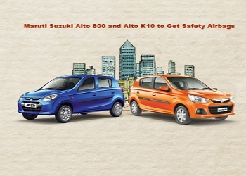 Maruti Alto 800 and Alto K10 comes with Optional Airbag Maruti Alto 800 and Alto K10 comes with Optional Airbag