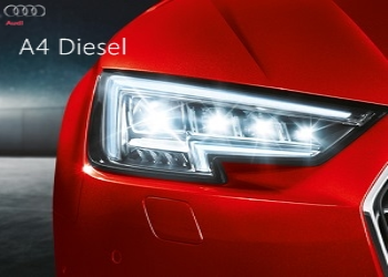 Audi Launched A4 Diesel Luxury Sedan in India at Rs. 40.20 Lac