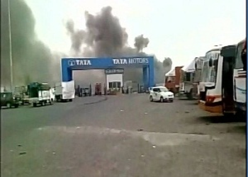 Fire at Tata Nano’s Production Unit in Sanand